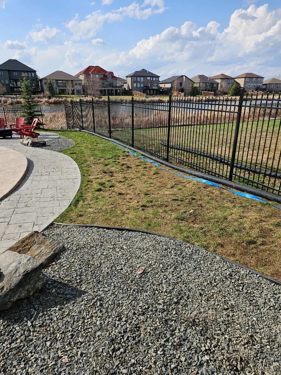 Ornamental fence pool enclosure